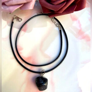 Natural Stone Pendant Necklace
